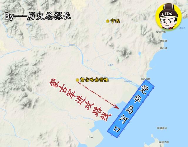 地图上的战争：袁崇焕固守宁远城，努尔哈赤数10万大军败于宁远