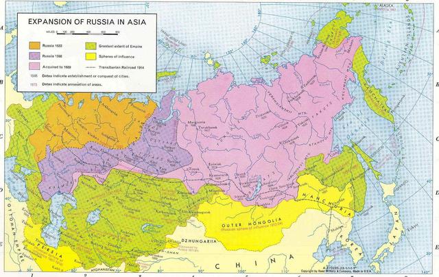 清朝皇帝兼任蒙古的大汗，然却无可奈何地让沙俄吞并了布里亚特